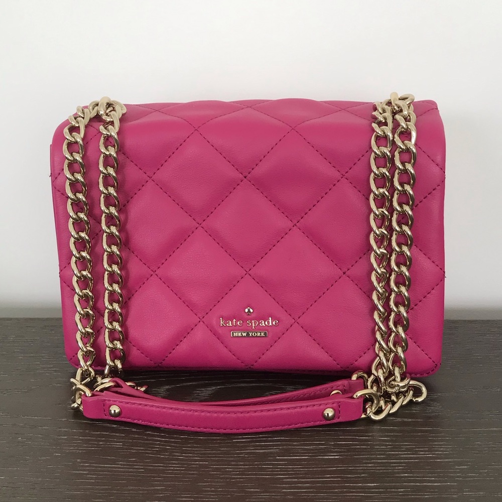 Kate Spade evening bag pink leather